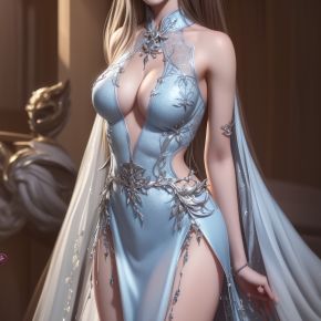 3D美女人物全身图