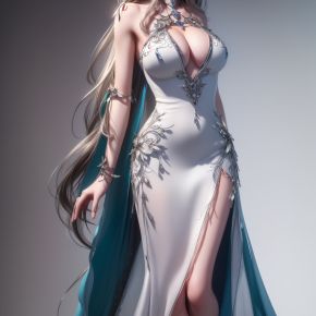 3D美女人物全身图