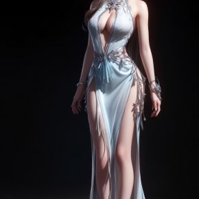3D美女人物全身图
