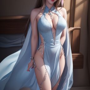 3D美女人物全身图