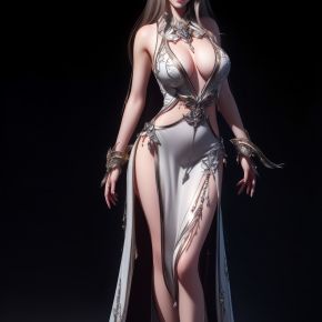 3D美女人物全身图