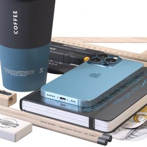 现代办公用品组合