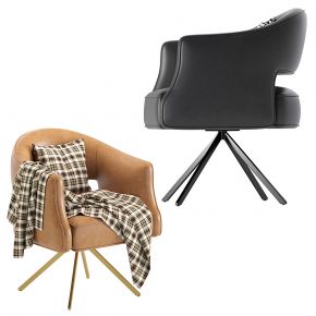 Giorgetti 现代皮革单椅