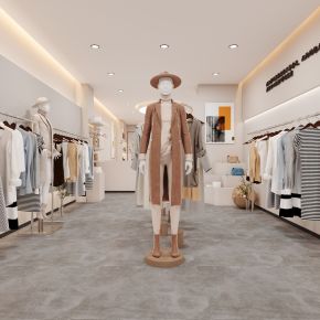 现代服装鞋店