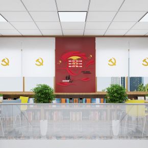 现代休闲阅览室