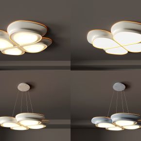 现代简约大气高档  客厅灯 卧室灯 吸顶灯 圆形几何形灯具组合