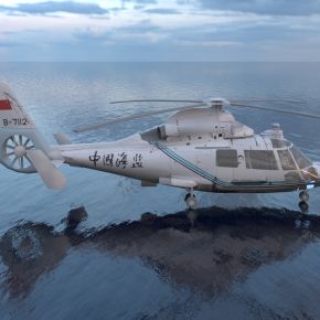 中国海监直升机