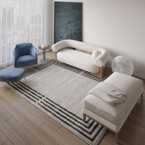 现代简约奶油风，沙发组合，休闲单椅