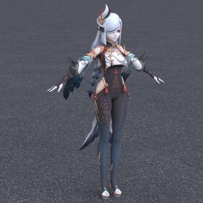 原神二次元动漫少女申鹤