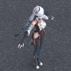 原神二次元动漫少女申鹤