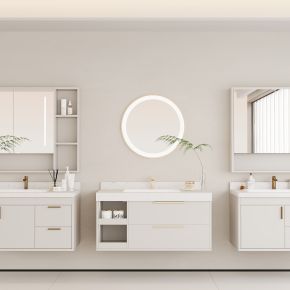 现代浴室柜 卫浴镜 洗手台 洗漱台 卫浴柜