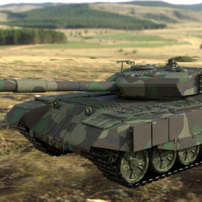 T-90A主战坦克 主战坦克 战车 军事车辆 反坦克导弹 装甲车 军用车 俄罗斯坦克