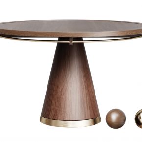NAVASOTA 现代圆形餐桌