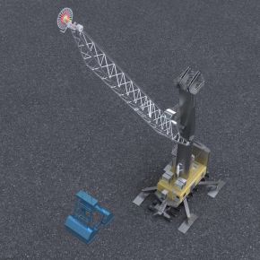 重型吊机起重机工程作业机械器械