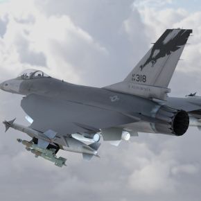 F16战斗机5喷气式多用途战斗机战隼带驾驶室控制台