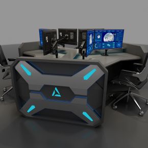 科技电脑桌椅