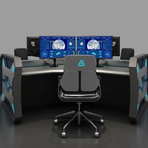科技电脑桌椅