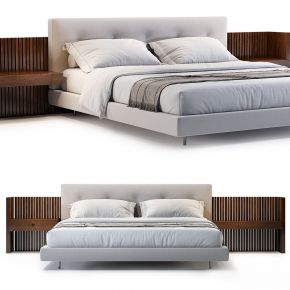 现代床具,双人床