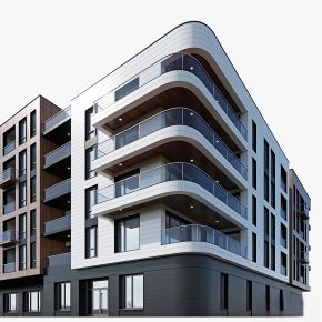 现代建筑户外,建筑外观