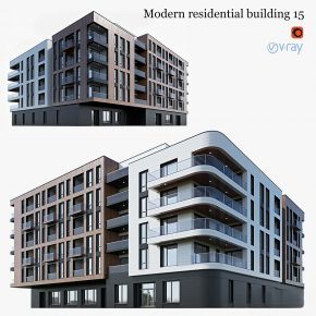 现代建筑户外,建筑外观
