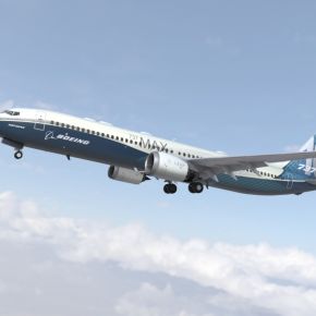 波音737max10客机民航飞机带驾驶室6套涂装