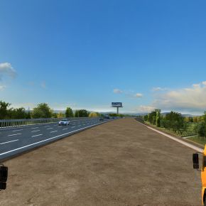 高速施工动画 道路施工 修路 高速路 麦田 公路 高速施工 柏油马路 铺路 田野 高速公路修路