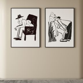 现代装饰画挂画