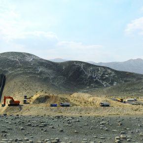 现代山地施工动画