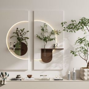 現(xiàn)代奶油風(fēng)裝飾畫掛畫組合墻飾掛件