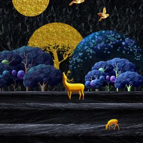 装饰画花芯挂画