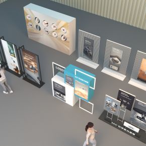 展架 互动道具 文化墙 展示墙