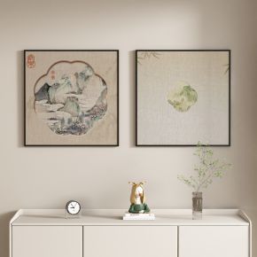 宋式装饰画 挂画